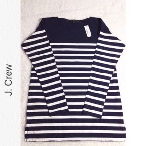 J. Crew Boatneck Tunic Top